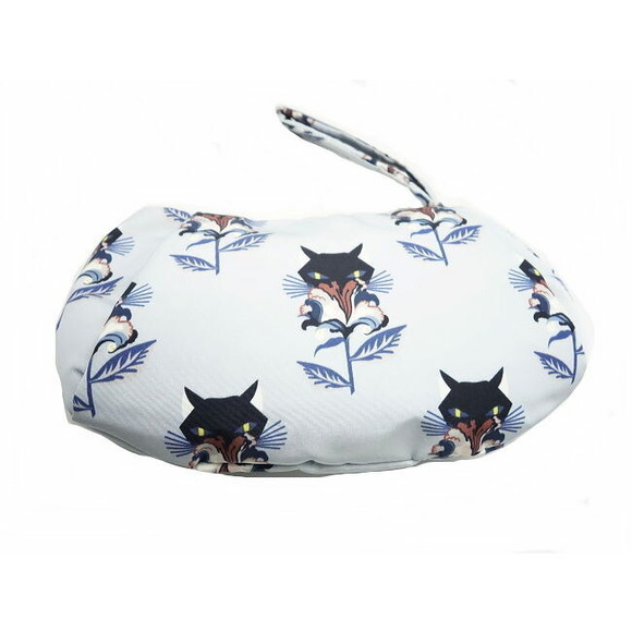 Miu Miu Pouch Cat Pattern Light Blue Multi - Picture 7 of 7
